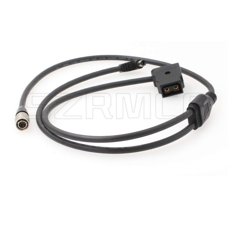 [Australia - AusPower] - SZRMCC Hirose 4 Pin Male to DC2.5 with P-tap Y Distribution Cable for Sound Devices 688 644 633 Zoom F4 F8 Zaxcom 