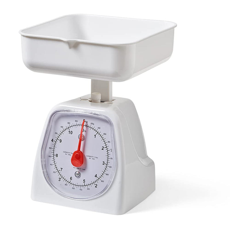 [Australia - AusPower] - hand2mind Dual-Dial Analog Platform Scale, 5 kg Scale, Kitchen Scales, Weighing Scales, Classroom Supplies for Teachers Elementary, Teacher Supplies, School Supplies 
