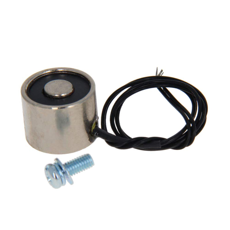 [Australia - AusPower] - Fielect DC 24V 3Kg Electric Lifting Magnet Electromagnet Solenoid Lift Holding Circular Suction-Cup Electrical,0.12A 2.88W 1Pcs P20/15-24V 