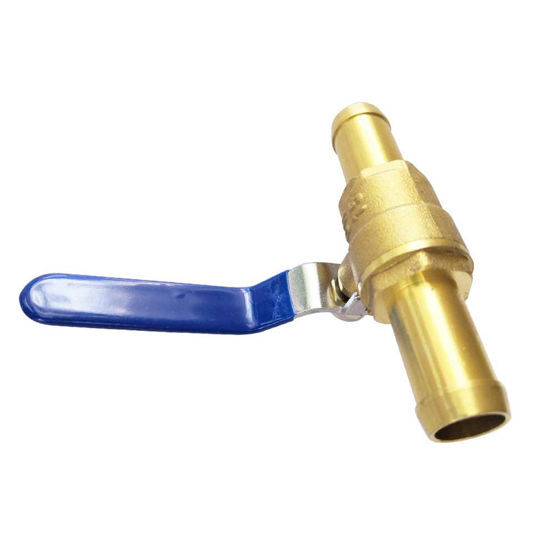 [Australia - AusPower] - 5/8" Barb PEX Valve, 16mm OD Brass Shut Off Ball Valve for Heater Hose, 90 Degree Turn, Full Port, 1pc 1 5/8" 