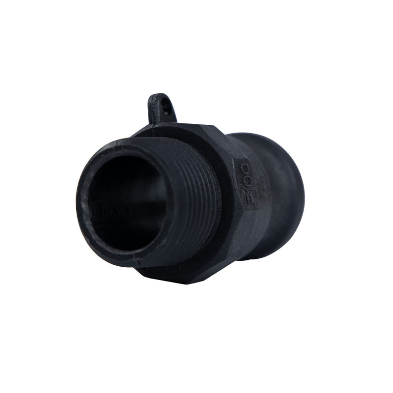 [Australia - AusPower] - Quafwia 2 ps Camlock Fittings Poly (1" Type F) Standard Camlock Couplings, Male Adapter x Male Thread Camlock Fittings Polypropylene Cam Groove Fitting (1") 1 Inch 