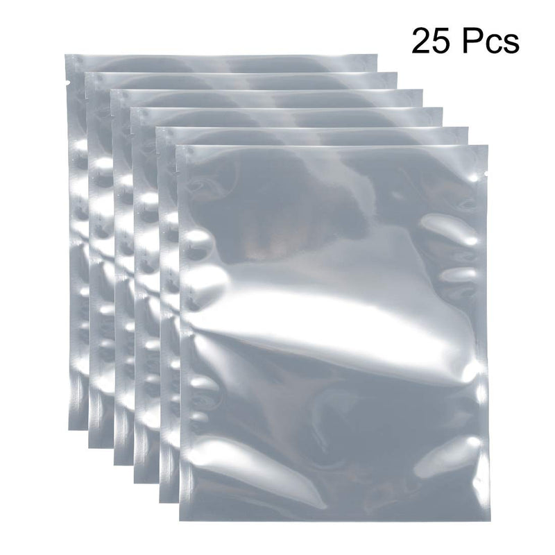 [Australia - AusPower] - uxcell Antistatic Shield Shielding Bag, Flat Open Top Anti Static Bag for Electronic Devices, 6x8 inch(160x200mm), 25 PCS 