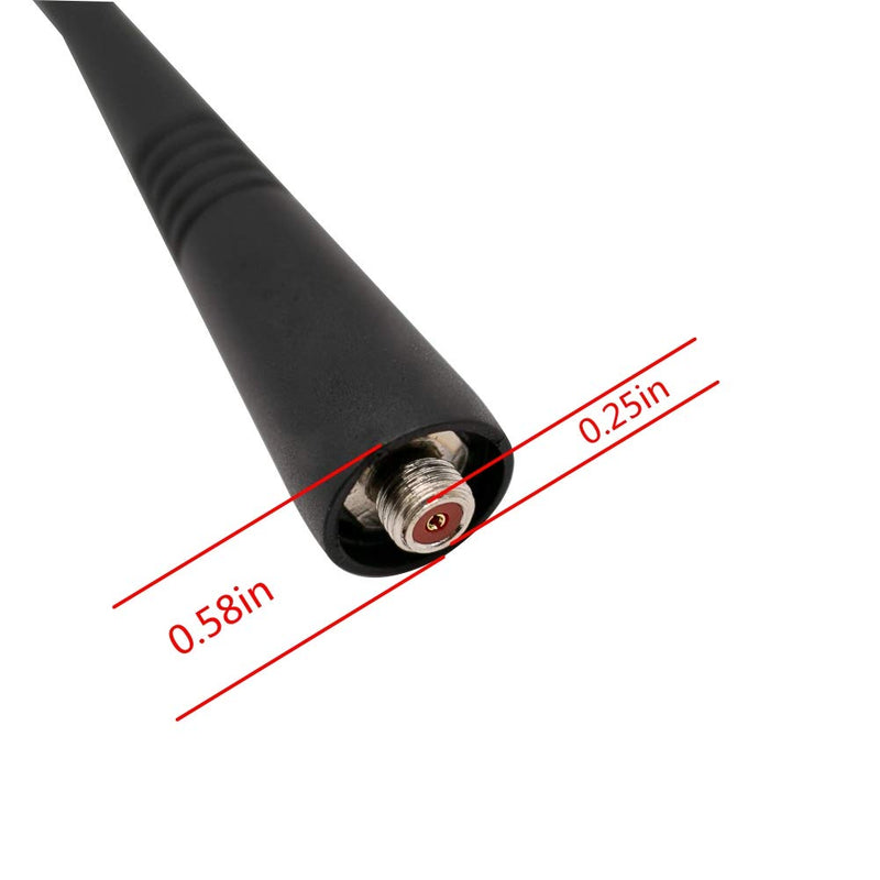 [Australia - AusPower] - JEUYOEDE 806-941MHz SMA-F Stubby Antenna for Motorola XTS5000 XTS2500 XTS3000 Two Way Radio - 2 Packs 