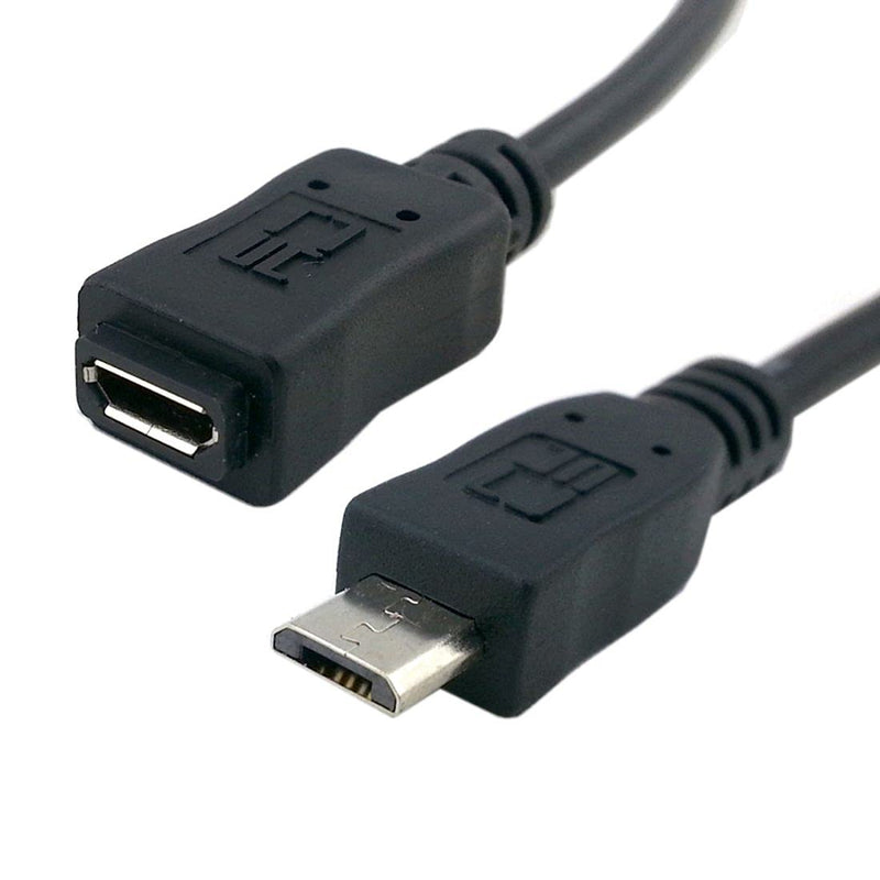 [Australia - AusPower] - CY Micro USB 2.0 Type B 5Pin Male to Micro USB Female Extension Cable 5ft Full Pin Connected for Tablet & Phone & MHL & OTG Extension 1.5M 