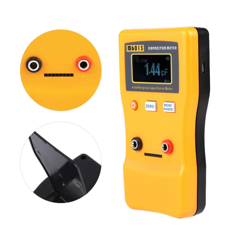 [Australia - AusPower] - M6013 LCD High Exactness Capacitor Meter Professional Measuring Capacitance Resistance Capacitor Circuit Tester 