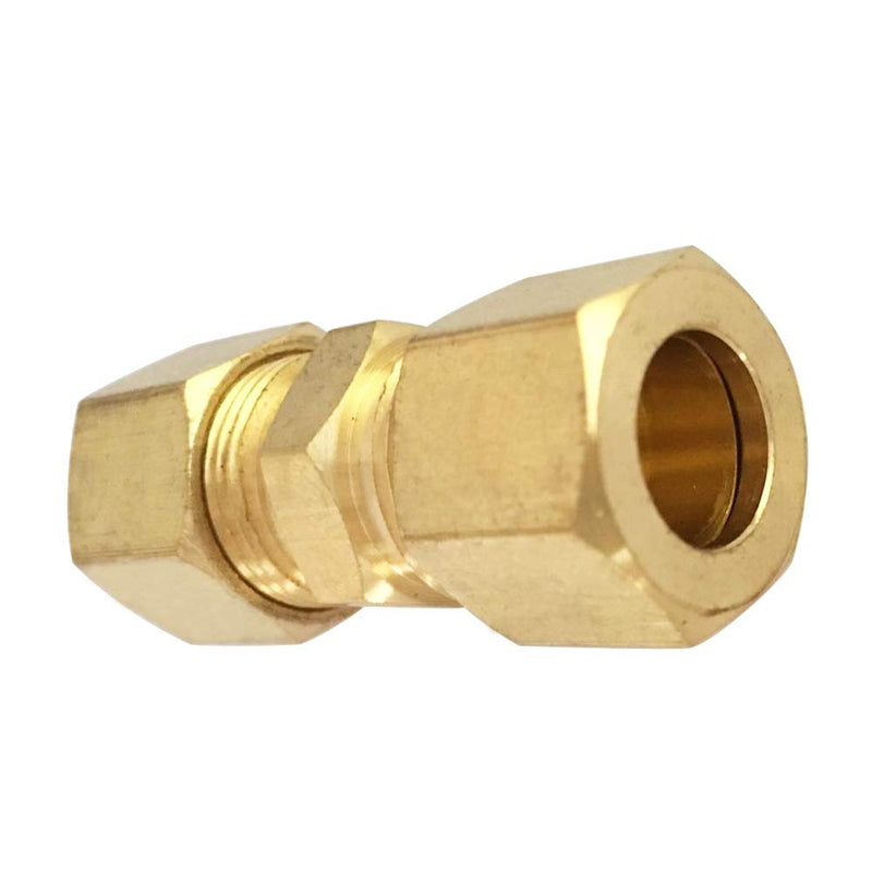 [Australia - AusPower] - Brass Compression Tube Fitting, Union, 3/16" OD x 3/16" OD, 5pcs 5 3/16" x 3/16" Tube OD 