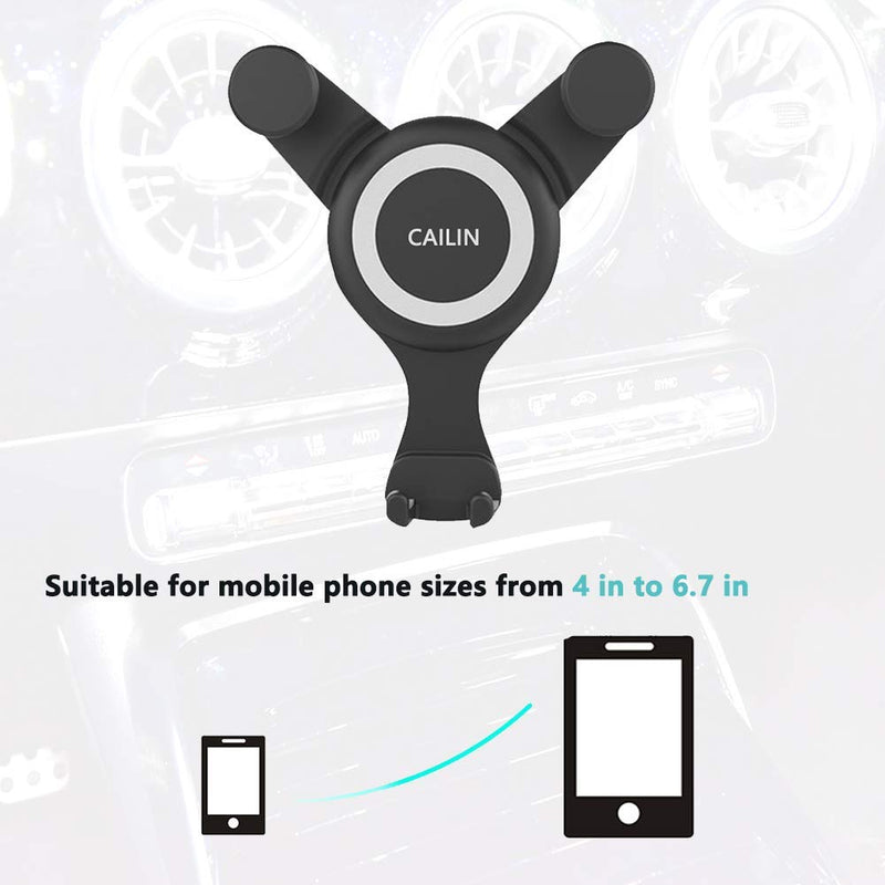 [Australia - AusPower] - Car Phone Mount Compatible Applicable Mercedebenz Mobile Phone Holder A/B/C/E/S-Class ,FordMustang,Mini-Countryman/Cooper s Automatic Locking Universal Air Vent Cell Phone Holder 