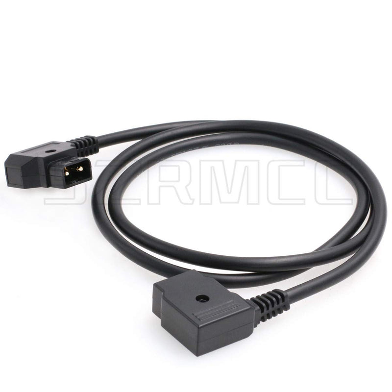 [Australia - AusPower] - SZRMCC Interface Conversion Cable D-Tap 2 Pin Male to Female for IDX Anton-Bauer Battery ARRI Red Camera (Straight Cable) 1m 