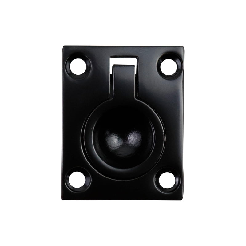[Australia - AusPower] - Nicerity 2Pcs Flush Ring Pull Stainless Steel Boat Hatch Latch Cabinet Flush Mount Lifting Ring Pull Handle ï¼ˆBlackï¼‰ 