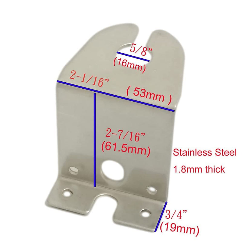 [Australia - AusPower] - UngSung Vehicle Hood & Fender Mount Bracket for CB UHF VHF Ham Radio Antenna Pole Z Mounting Bracket 