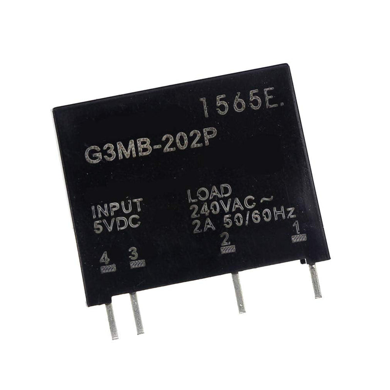 [Australia - AusPower] - HiLetgo 5pcs G3MB-202P Solid State Relay Module G3MB-202P G3MB 202P DC-AC PCB SSR In 5V DC Out 240V AC 2A Solid State Relay Module 