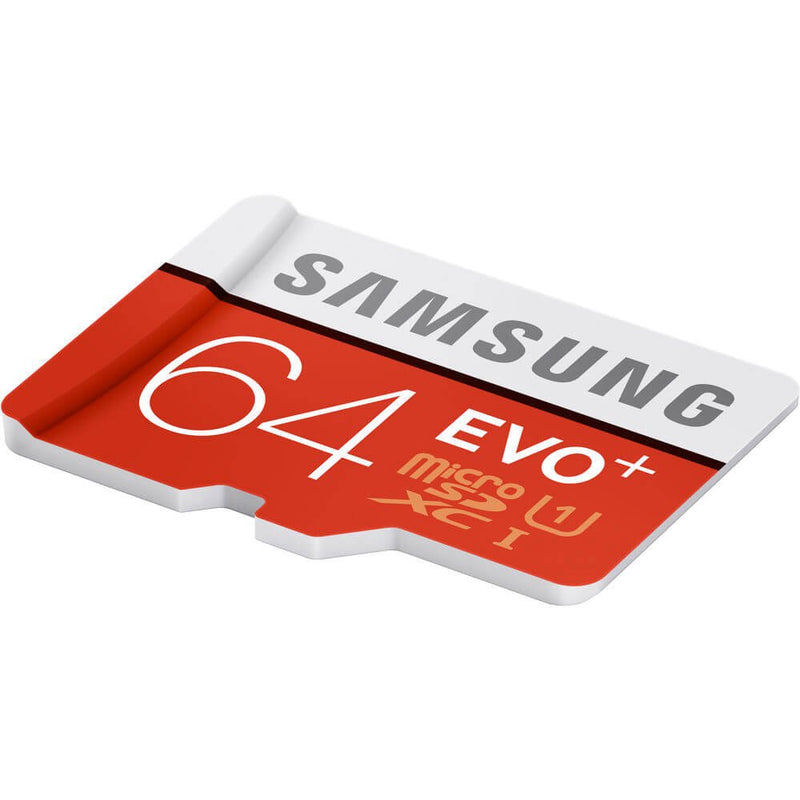 [Australia - AusPower] - Samsung 64GB Evo Plus Class 10 Micro SDXC with Adapter 80MB/S (MB-MC64DA/AM) 