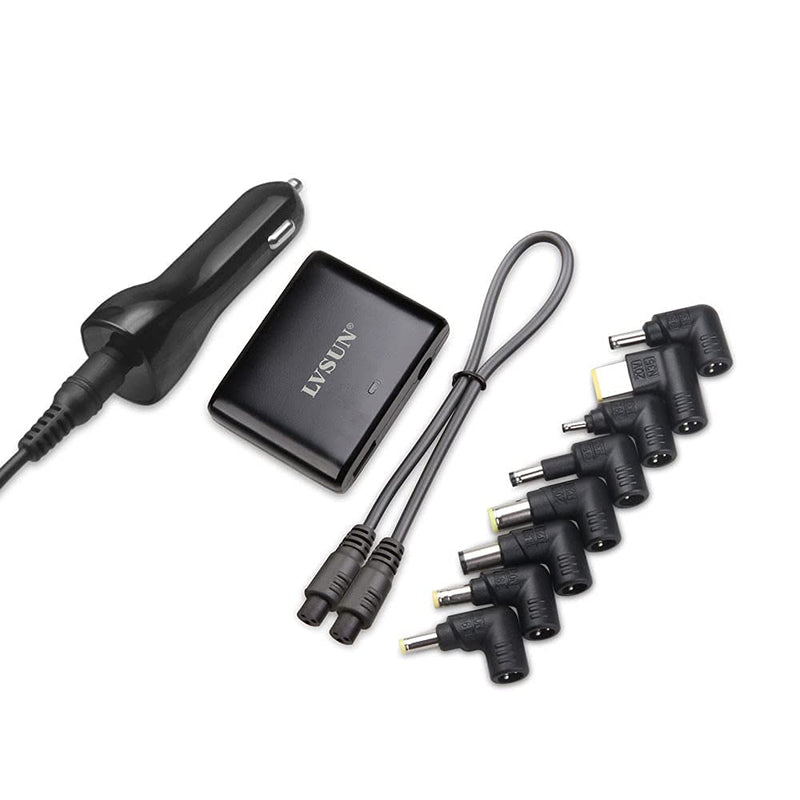 [Australia - AusPower] - Universal Laptop Car Charger 90w Power Adapter Cigarette Lighter Power Supply with USB Port 5v 2.4a Compatible for Asus Hp compaq IBM Gateway Toshiba Lenovo Samsung Ultrabook and More 