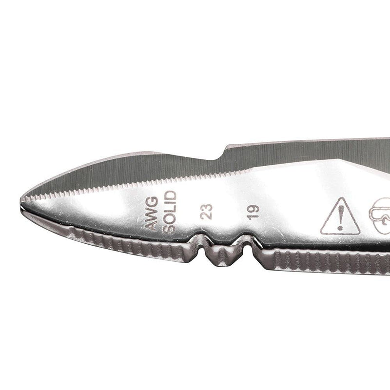 [Australia - AusPower] - Klein Tools 26001 Scissors, All-Purpose Electrician's Scissors with Cable Cutting Notch, Serrated Blades, Deburr Notch, 6.75-Inch 