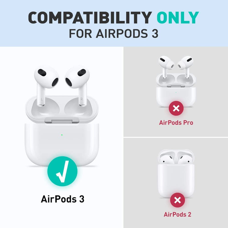 [Australia - AusPower] - i-Blason Cosmo Series Case Designed for Airpods 3rd Generation Case, 360° Protective Stylish Airpod Case 3rd Generation Cover Compatible with Airpods 3 Case 2021 (Ameth) Ameth 