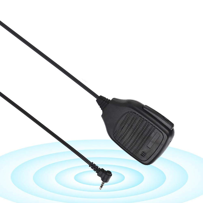 [Australia - AusPower] - PTT Mini Handheld Microphone Waterproof Microphone Speaker,UV3R Handheld Mic Speaker Microphone for Baofeng for Yaesu Two-Way Radio Walkie Talkie 