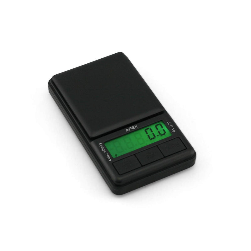 [Australia - AusPower] - Truweigh APEX Digital Mini Scale - (1000g x 0.1g - Black) - Digital Travel Scale - Mini Digital Scale - Small Pocket Size Scale - Traveling Scales Digital Weight - Travel Digital Kitchen Scale 
