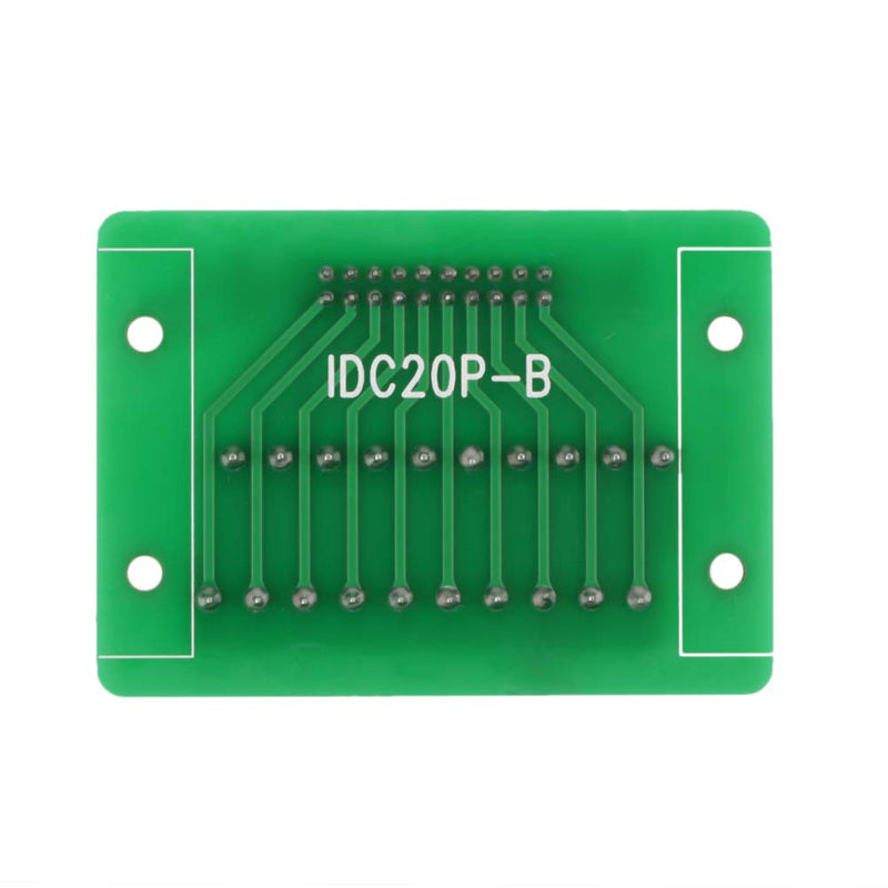 [Australia - AusPower] - Molence IDC20 2x10 Pins 0.1" Male Header Breakout Board, C45 DIN Rail Mounting Terminal Block Connector for PLC MCU 