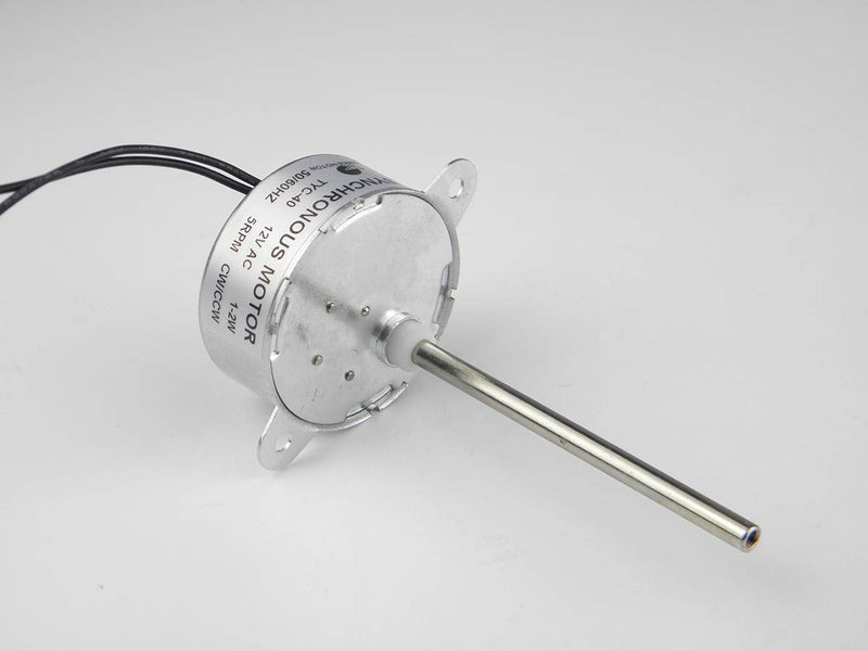 [Australia - AusPower] - CHANCS Small Synchronous Motor TYC-40 12V 5RPM AC Inner-Shaft Length 74mm for Christmas Santa Halloween decoration 2PCS AC 12V Shaft 74MM 
