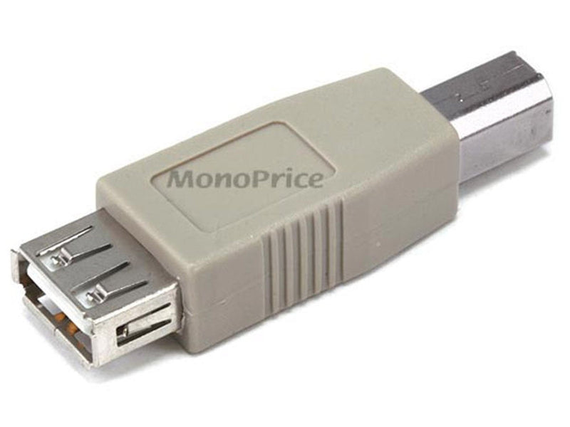 [Australia - AusPower] - Monoprice USB 2.0 A Female/B Male Adaptor (100364) 