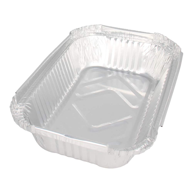 [Australia - AusPower] - Aluminum Pans 100 Pack Disposable Foil Pans Cookware Great for Baking, Cooking, Grilling, Serving & Lining Steam Table Trays Chafers 