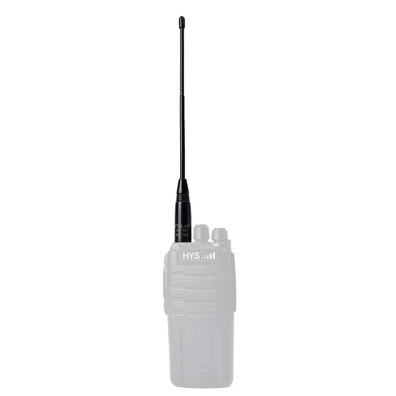 [Australia - AusPower] - HYS NA-701 SMA-Female Ham Radio Antenna Dual Band VHF UHF Walkie Talkie Replacement Antenna for Baofeng BF-888S BF-UV5R BF-UV82 GT-3 BF-F8HP Handheld Radios 