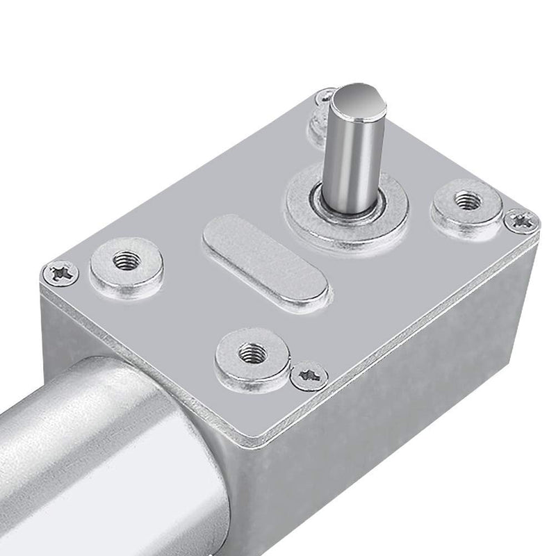 [Australia - AusPower] - DC 12V Gear Reduction Motor Reversible High Torque Turbo Worm Gear Box Reduction Electric Motor(6RPM) 