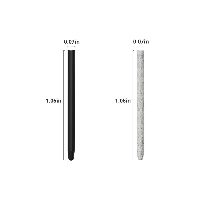 [Australia - AusPower] - XENCELABS, 10 Pack Replacement Nibs for Xencelabs Pens, Contains 5 Standard Nibs, 5 Felt Nibs Tips for Stylus Digital Pen 5 standard+5 felt 