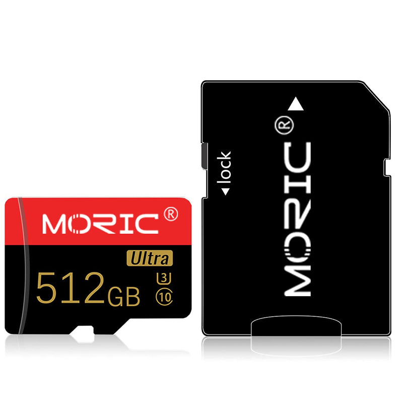[Australia - AusPower] - 512GB Micro SD Card C10 MicroSD Card High Speed Memory Card for Smartphone,Security Camera Tablet and Drone 
