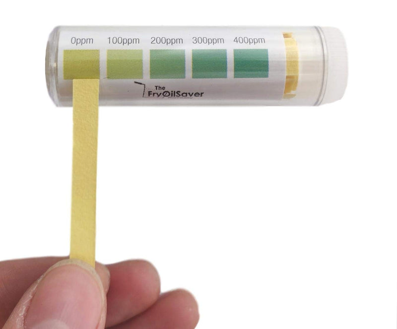 [Australia - AusPower] - FryOilSaver Co, Restaurant Sanitizer Test Kit, Quat Sanitizer Strips and Chlorine Strip Testing Kit, 0-200ppm Quat Strips and 0-400ppm Chlorine Strips, 2 x Vial of 100 Strips 