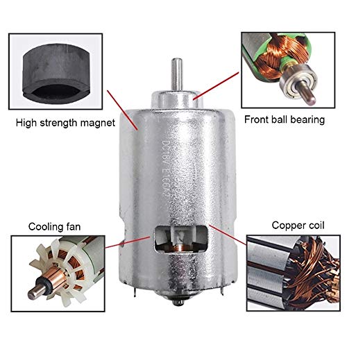 [Australia - AusPower] - DC Motor DC12-24V 280W 885 Gear Motor High Speed Silent Electric Motors Electronic Component Motor for DIY Generator Power Equipment 
