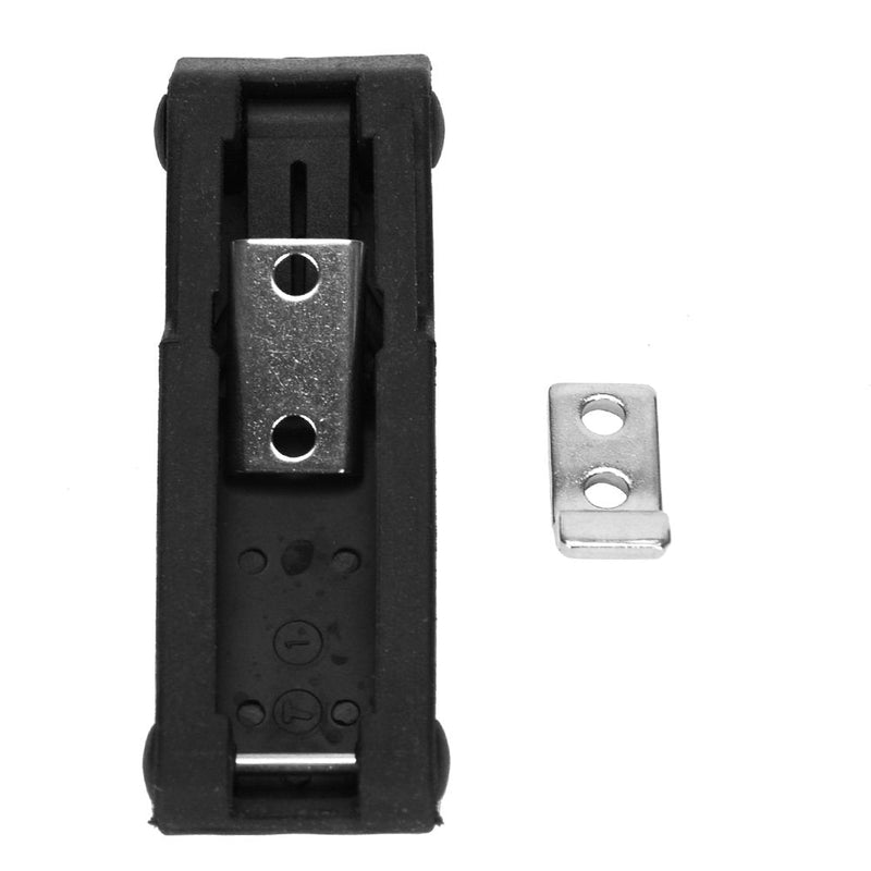 [Australia - AusPower] - ADrivWell 4PCS Flexible Rubber Draw Latch for Cooler, Boat Compartment,Cargo Box with Stainless Steel Keeper and Bracket 
