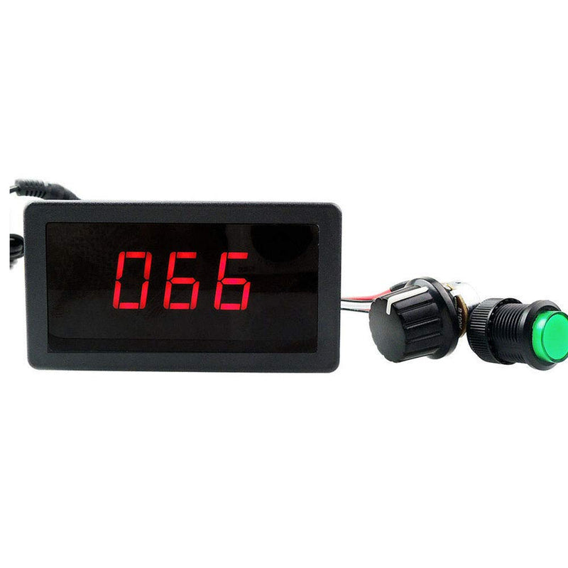 [Australia - AusPower] - Wixine 1Pcs DC 6V-30V 12V 24V Max 8A Motor Speed Controller PWM with Digital Display Switch 
