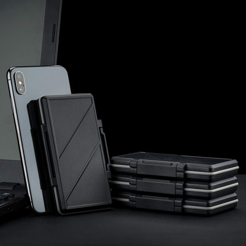 [Australia - AusPower] - Kiorafoto 36 Slots Memory Card Case Holder Water-Resistant Keeper Wallet for 12 SD SDHC SDXC + 24 TF MSD MicroSD MicroSDHC MicroSDXC Memory Cards Storage Organizer For 12 SD + 24 TF / MSD 