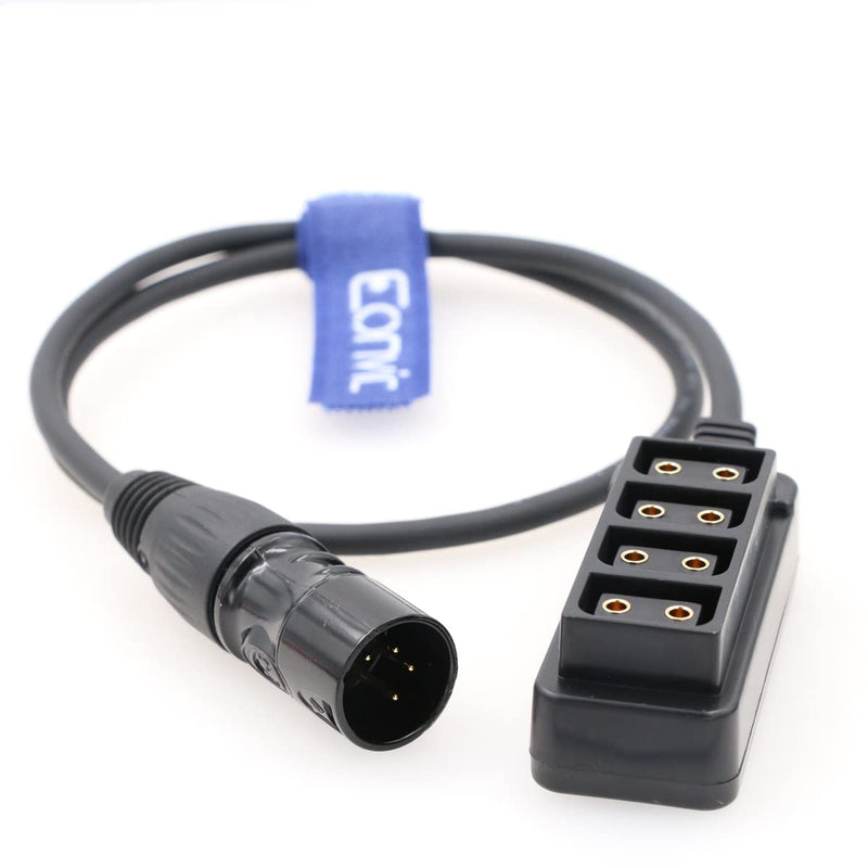 [Australia - AusPower] - Eonvic 4 Pin XLR Splitter Power to 4 Port Female HUB Adapter RED ARRI Camera Photography Cable 