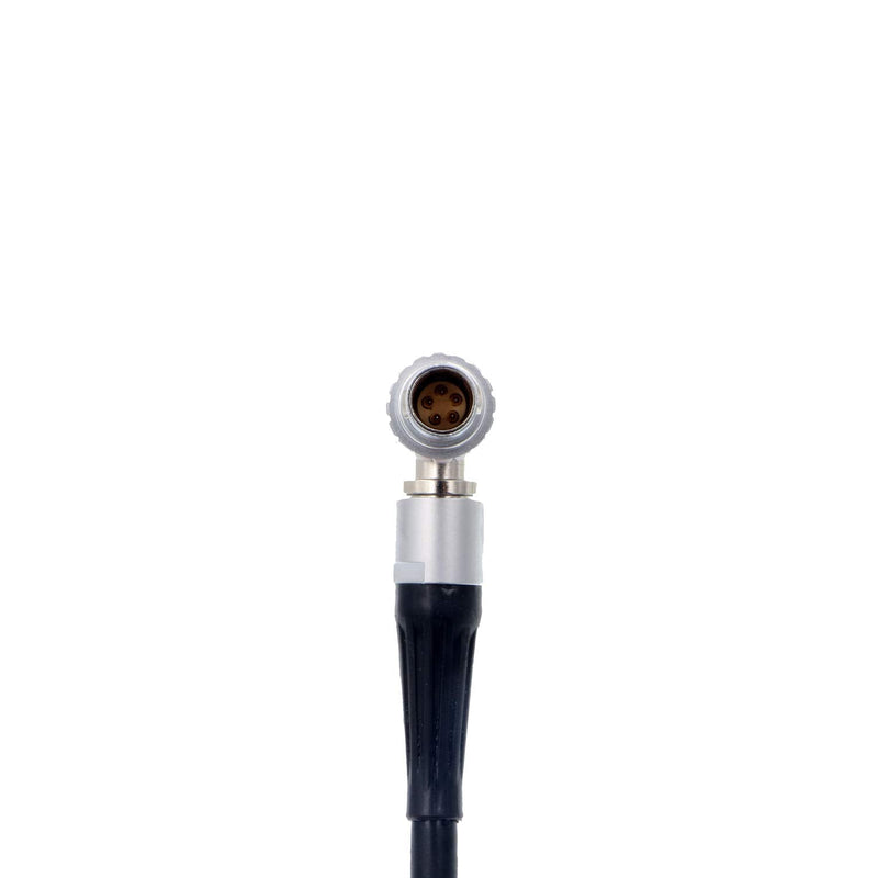 [Australia - AusPower] - Alvin's Cables BNC to 5 Pin Right Angle Time Code Cable for ARRI Mini Sound Devices ZAXCOM BNC to 5 Pin Male Right Angle 5 Pin 1M 