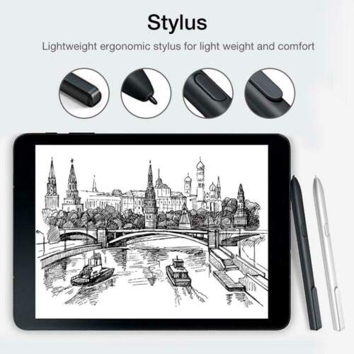 [Australia - AusPower] - Tab S3 Stylus S Pen Replacement for Samsung Galaxy Tab S3/S21 Ultra/Galaxy Book W620 W625 W627 W720 W725 W727 Stylus S Pen + Tips/Nibs (Silver) 