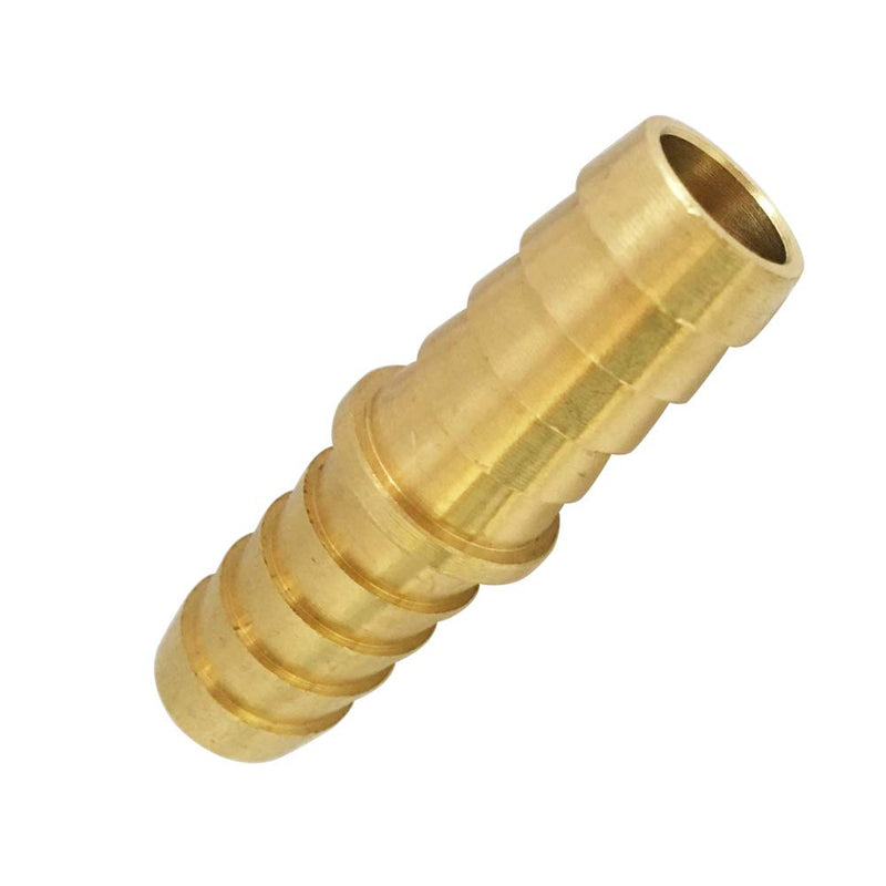 [Australia - AusPower] - TL TOOLEGIN Brass Hose Barb Fitting Union/Splicer/Mender/Joiner Assortment Kits, 3/16" 1/4" 5/16" 3/8" 1/2" 5/8" Barbed x Barbed 6pcs Kit 