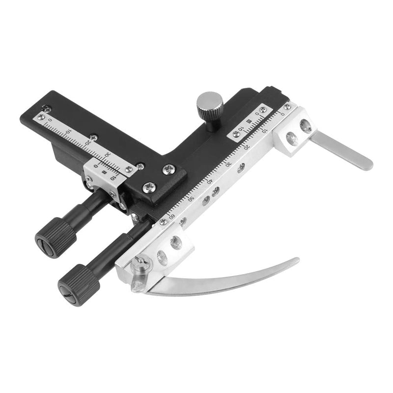 [Australia - AusPower] - Mechanical X-Y Moveable Stage for Microscope, Microscope Caliper Moveable 14.5cm × 16cm High Precision Manual Lift Stage for Microscope 