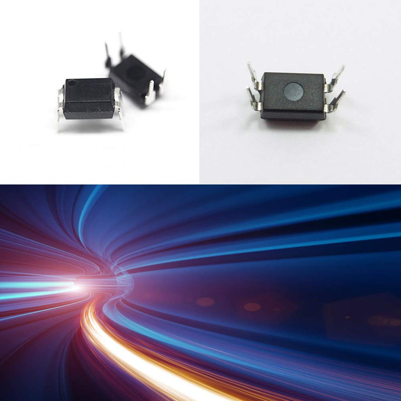 [Australia - AusPower] - Ximimark 50Pcs PC817C Optocoupler IC Chip DIP-4 Transistor Output Optocoupler Optical Isolator 