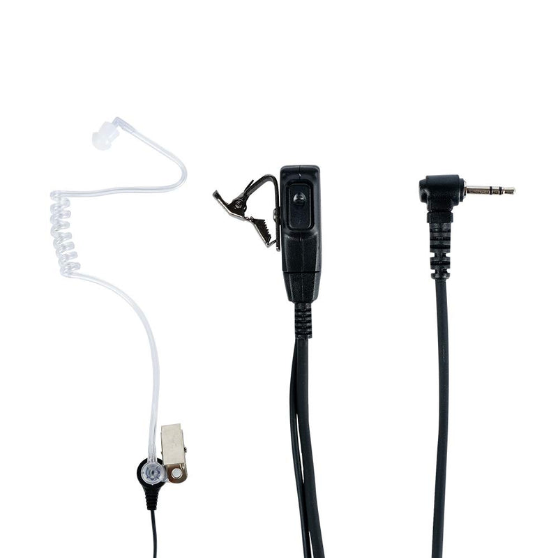 [Australia - AusPower] - 2.5mm Earpiece for Motorola Walkie Talkie,Caroo 1 Pin Covert Acoustic Tube Headset with PTT Mic for Motorola Talkabout MH230R MR350R T200 T200TP T260 T260TP T460 T600 MT350R Two Way Radio Accessories 