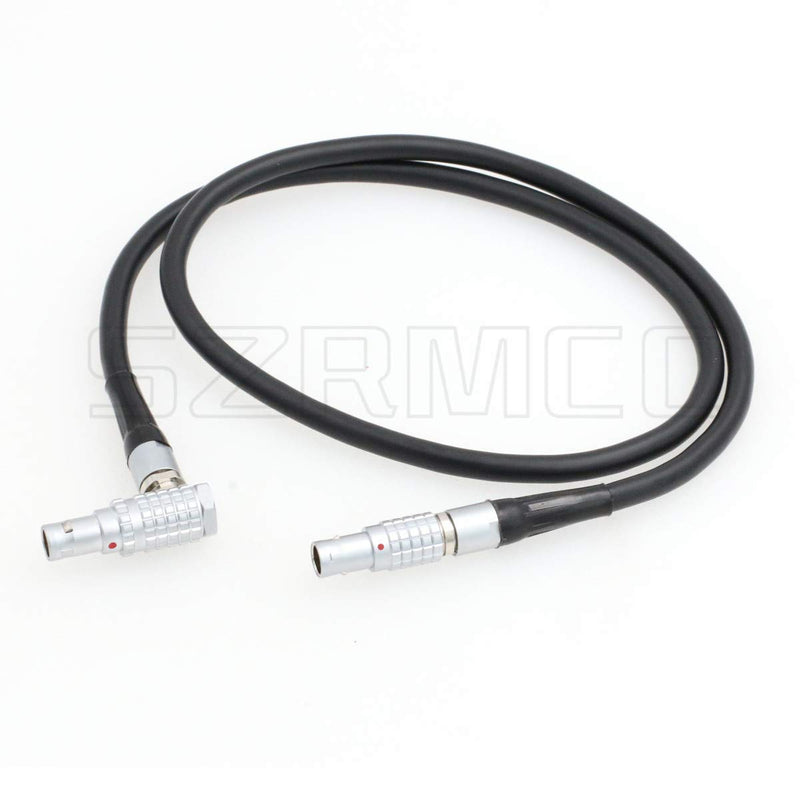 [Australia - AusPower] - SZRMCC Ambient NanoLockit 5 Pin to Right Angle EXT 9 Pin Timecode Input Output Cable for RED Komodo 6K Digital Cinema Camera Elbow 9pin-Straight 5pin 