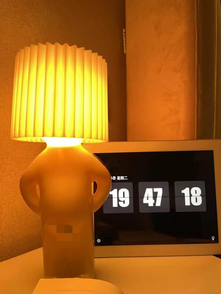 [Australia - AusPower] - Funny Bedside Table Lamp, Birthday Gifts for Men Women,Valentines Day Gifts for Him Her Boyfriend, Shy Boy Table Lamp, White Elephant Gifts for Adults,Funny Gifts for Men Women, Adult Gag Gifts Blue 