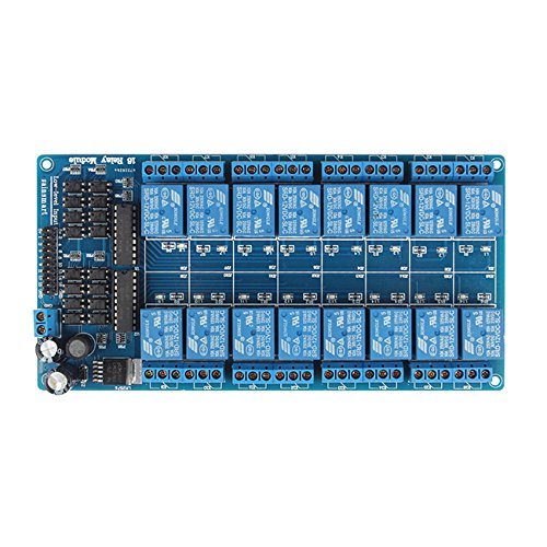 [Australia - AusPower] - ACEIRMC 12V 16-Channel Relay Interface Board Module Optocoupler LED LM2576 Power for Arduino DIY Kit PiC ARM AVR 