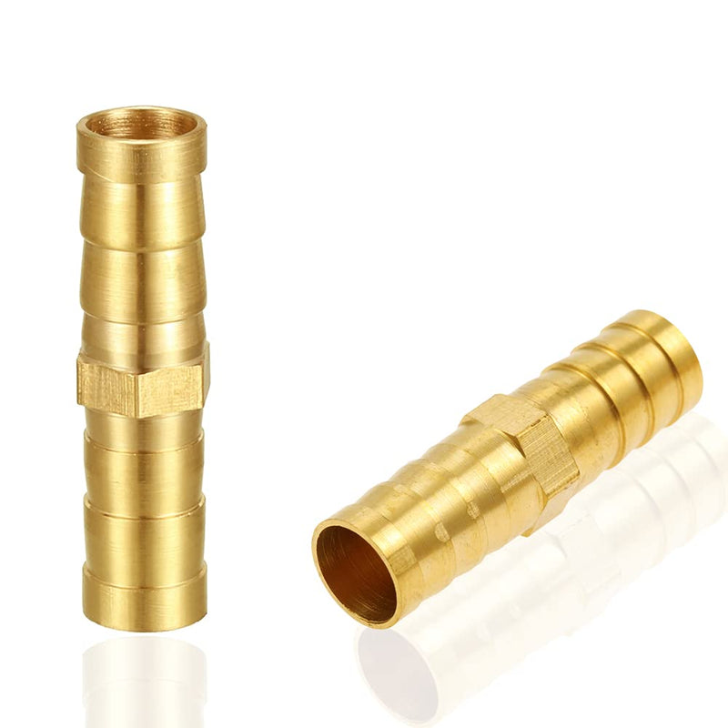 [Australia - AusPower] - Joywayus 5/8" ID Hose Barb Hex Union Brass Fitting Water/Fuel/Air (Pack of 10) 5/8" 10PCS 