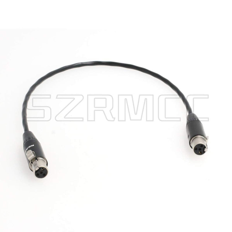 [Australia - AusPower] - SZRMCC TA4F Mini XLR 4 Pin Female to TA4F Mini XLR 4 Pin Female Pro Audio Cable for Camera Microphone (30cm) 30cm 