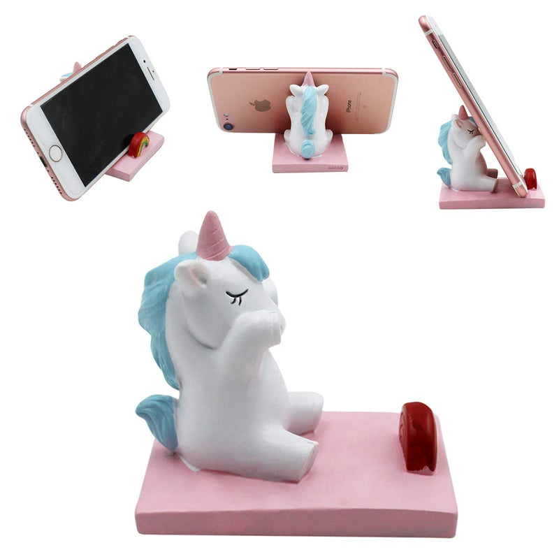 [Australia - AusPower] - Amamcy Cute Unicorn Cell Mobile Phone Holder Stand, Smartphone Desk Holder for iPhone Xs/Max/XR/X/8/7 Plus/Google Pixel/Samsung Galaxy Note 