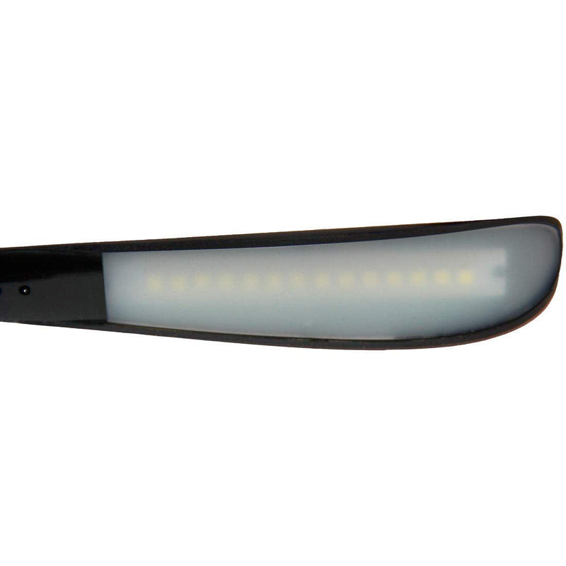 [Australia - AusPower] - USB Reading Lamp with 14 LEDs Dimmable Touch Switch and Flexible Gooseneck for Notebook Laptop, Desktop, PC and MAC Computer + On/Off Setting (14 LED, Black) 14 LED 