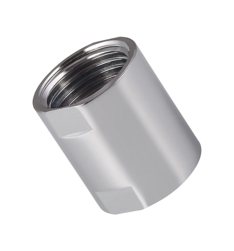 [Australia - AusPower] - Brass Pipe Fitting Coupling, Shower Coupling,1/2" x 1/2" G Female Thread, Chrome Coupling for Home Plumbing Pipes,Hose Extender Couplings 