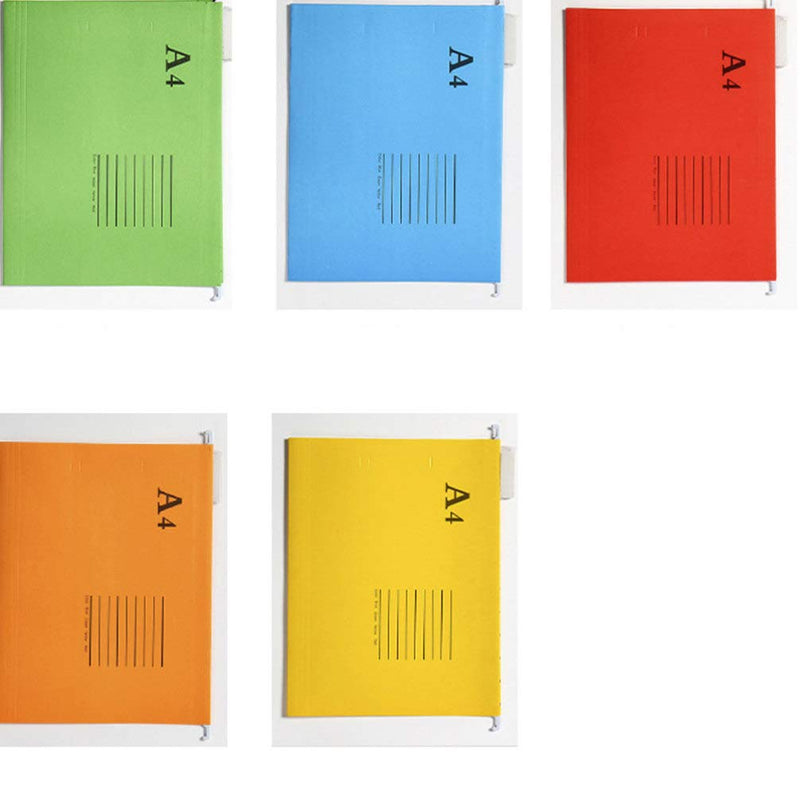 [Australia - AusPower] - SUPVOX 10pcs Hanging File Folders Colorful File Holders A4 Suspension File Folder (Mixed Color) 